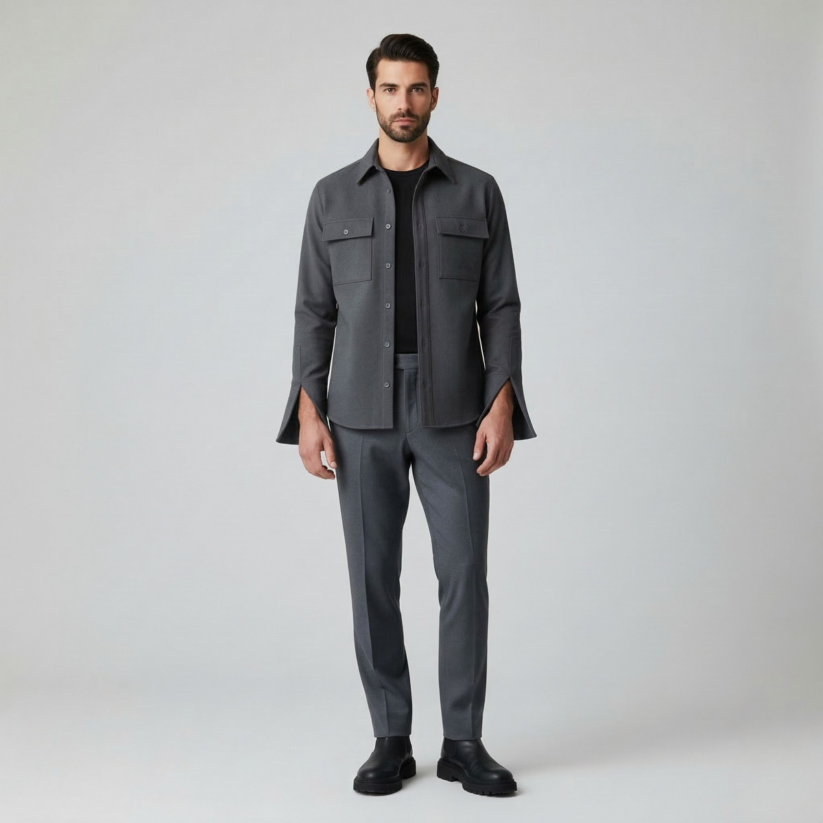 Men's Structured Utility Jacket