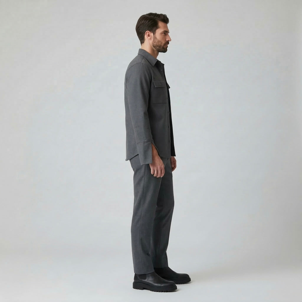 Men's Structured Utility Jacket