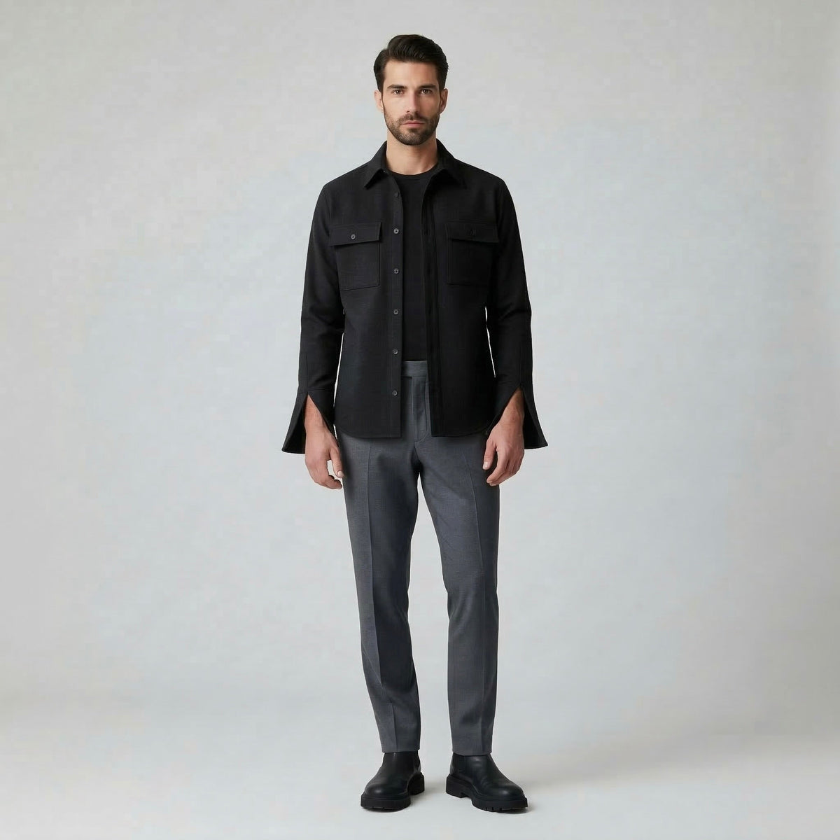 Men's Structured Utility Jacket