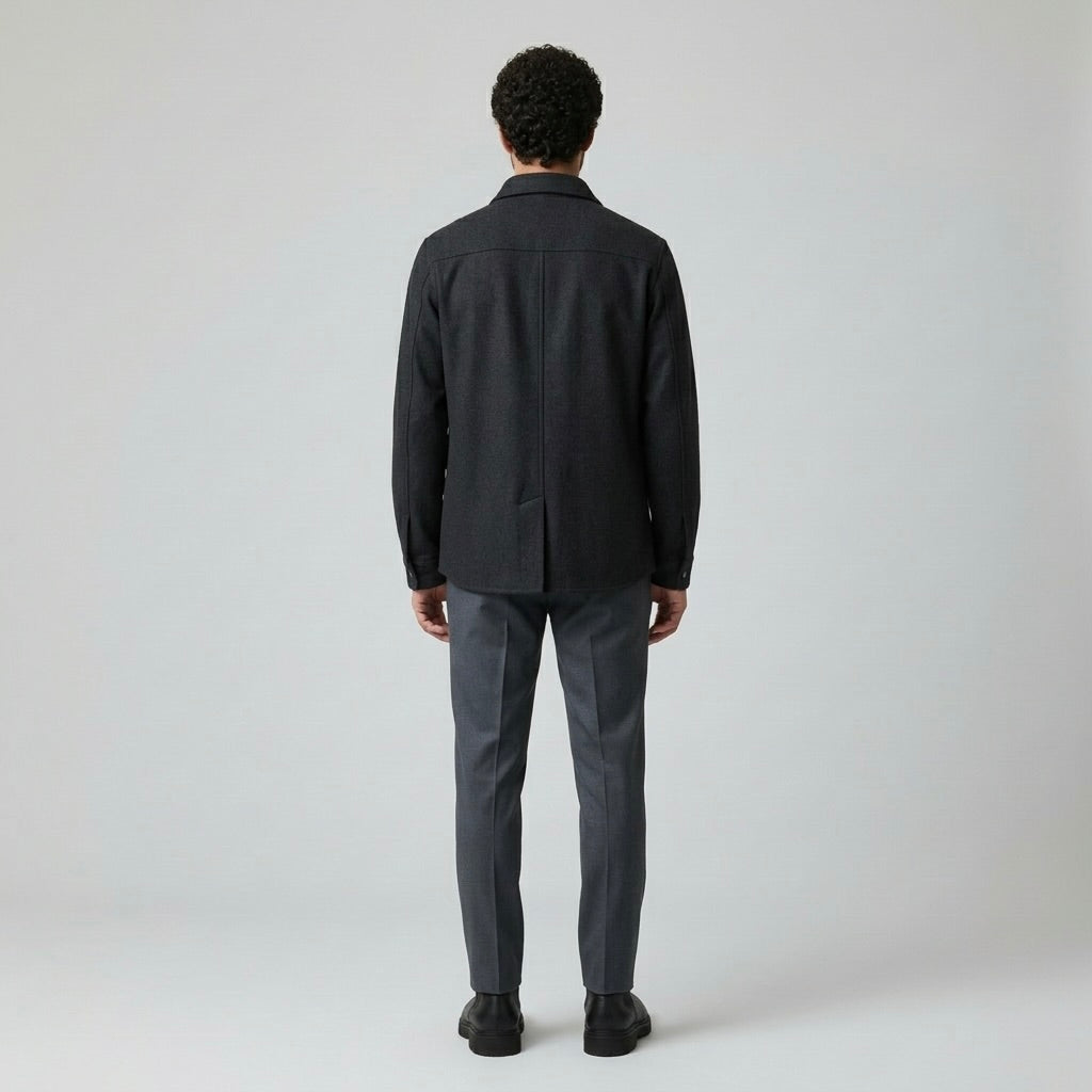 Men's Utility Button-Up Jacket