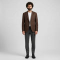 Men's Single-Button Suit Blazer