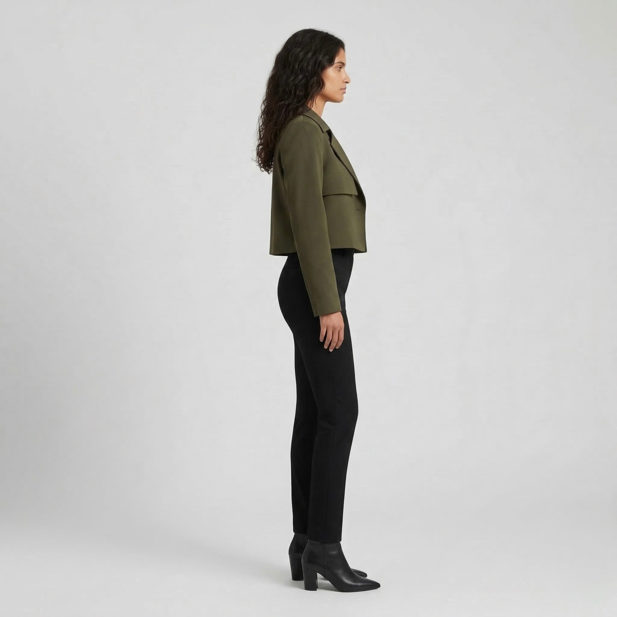 Women's Cropped Utility Jacket