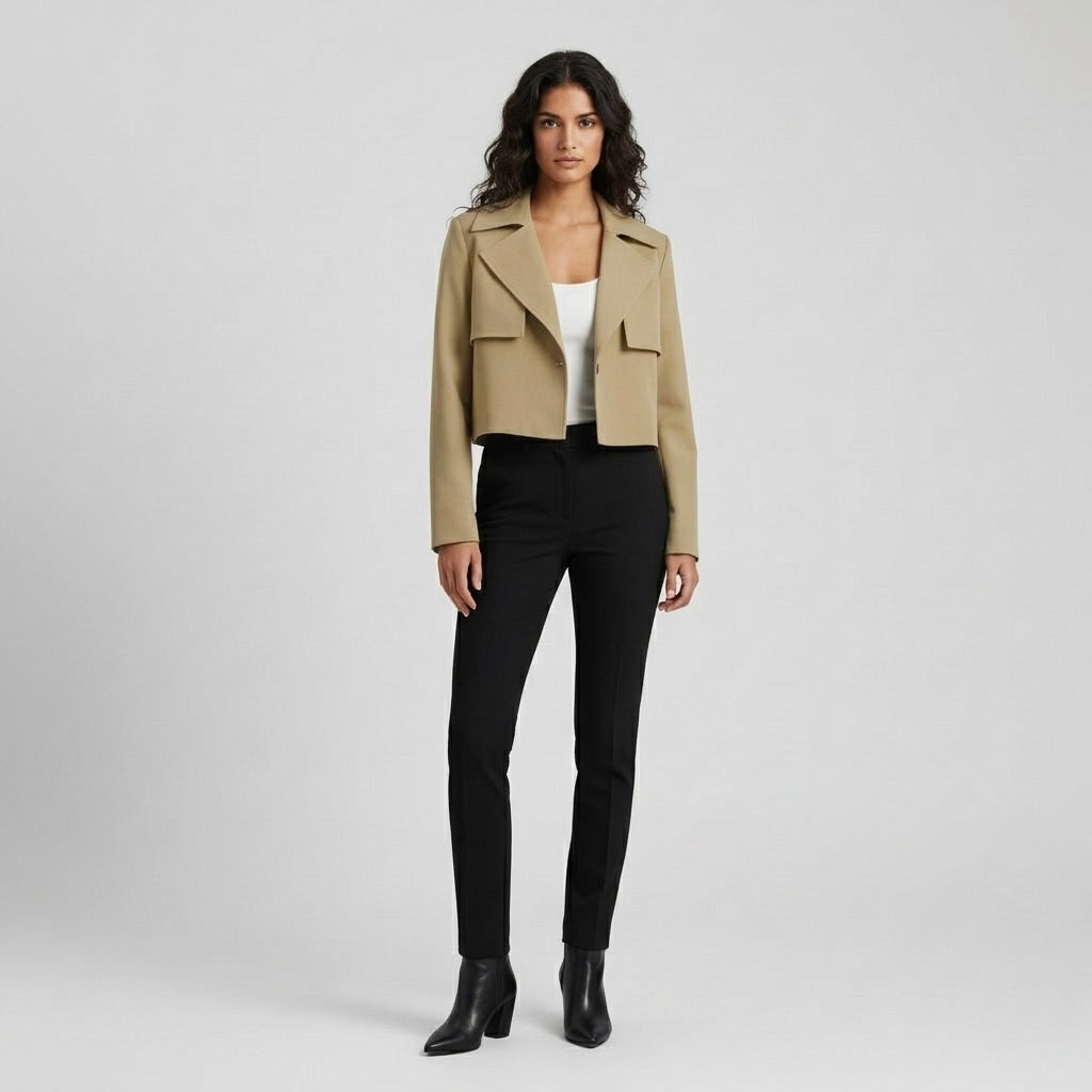 Women's Cropped Utility Jacket