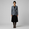 Women's Belted Tailored Blazer