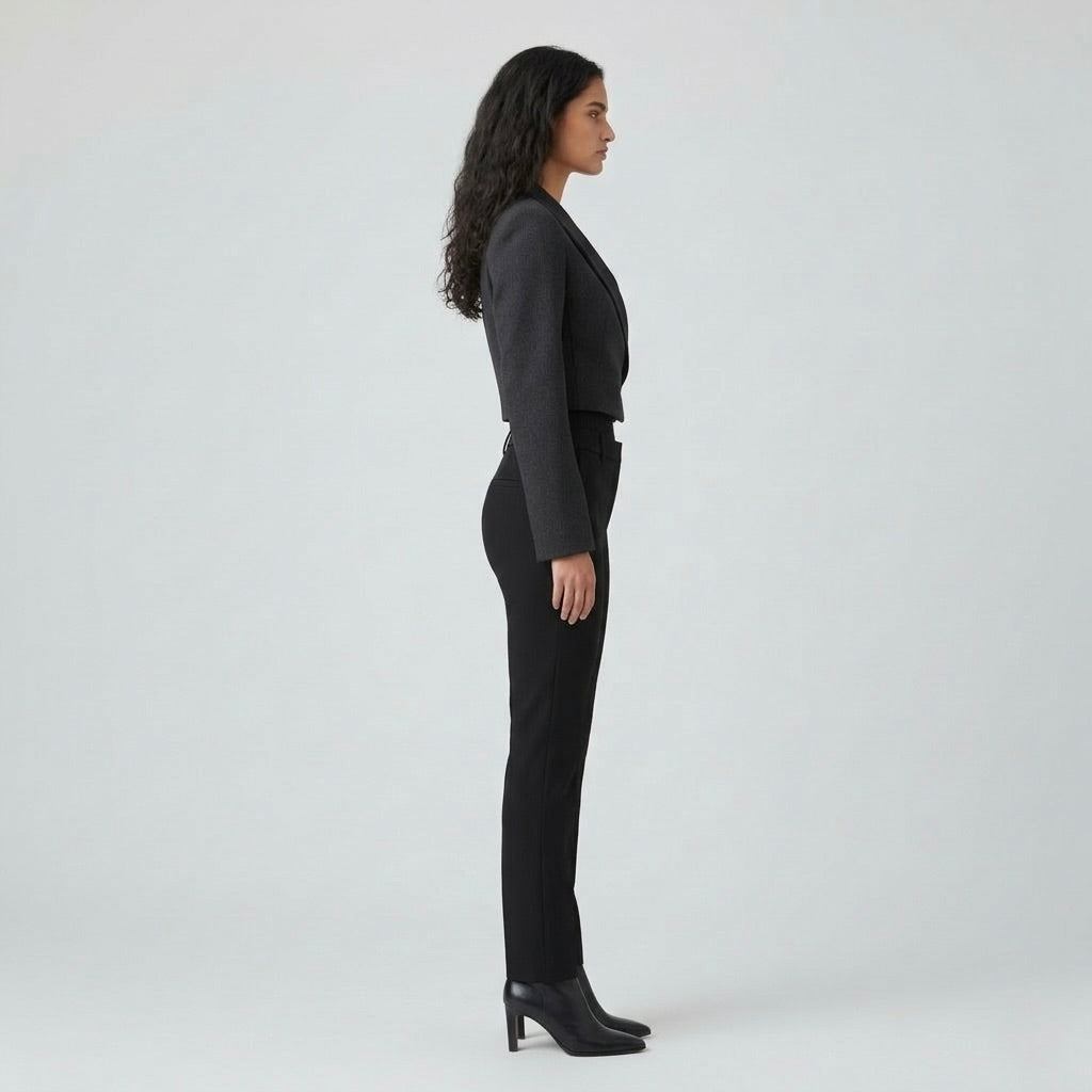 Women's Cropped Wrap Blazer