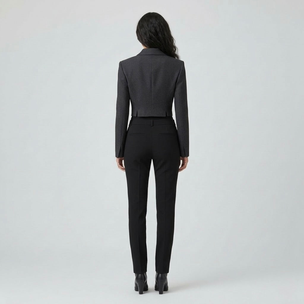 Women's Cropped Wrap Blazer