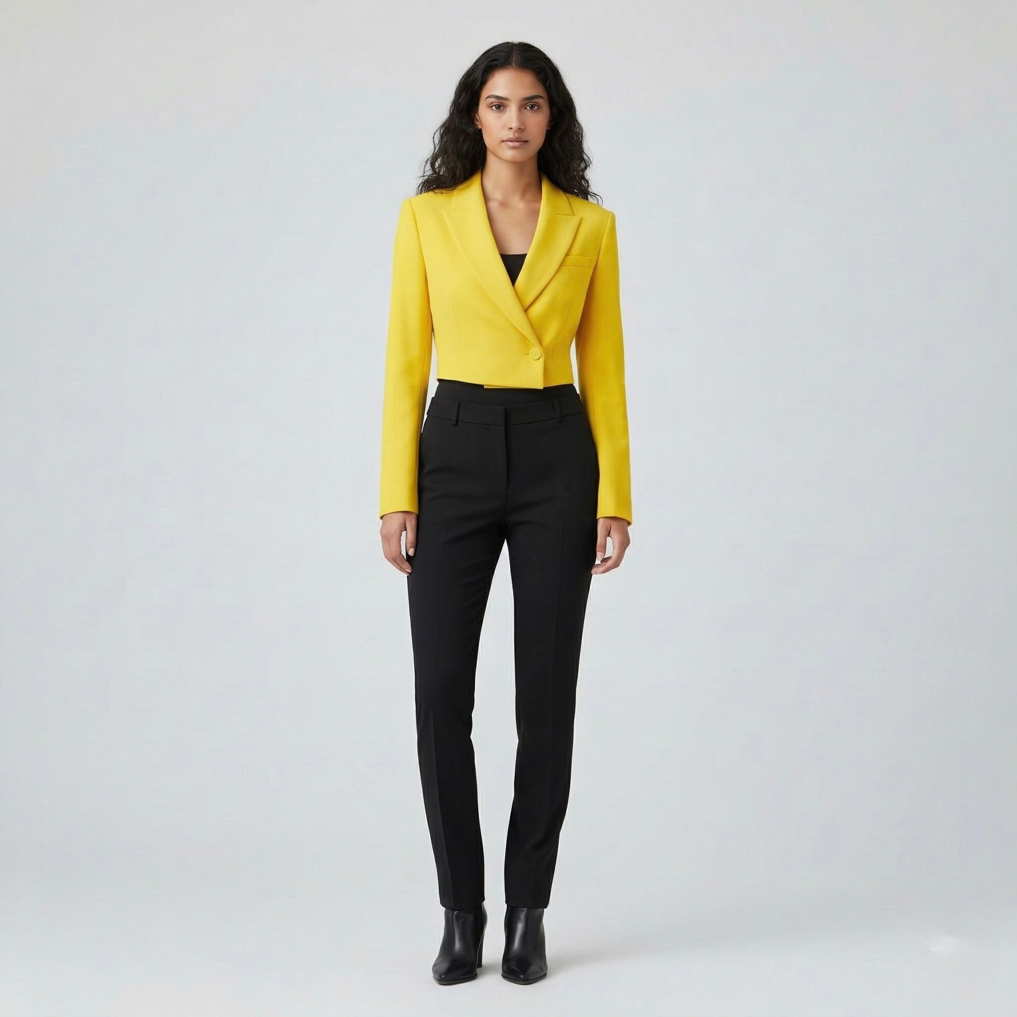 Women's Cropped Wrap Blazer