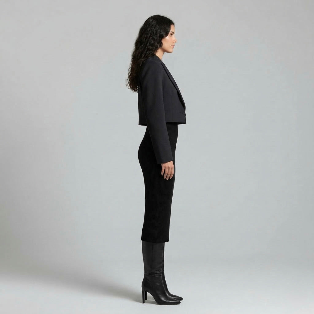 Women's Classic Cropped Blazer
