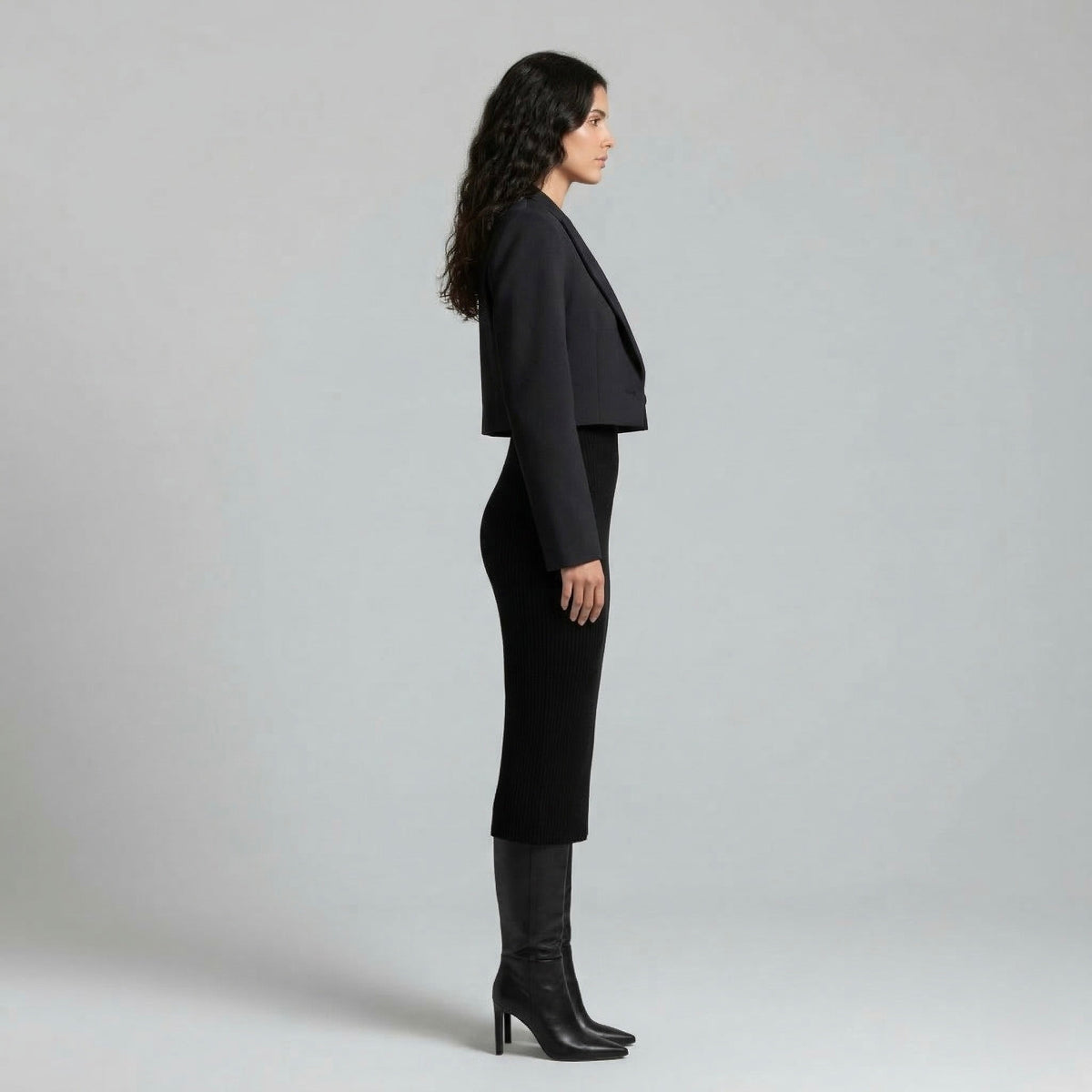Women's Classic Cropped Blazer