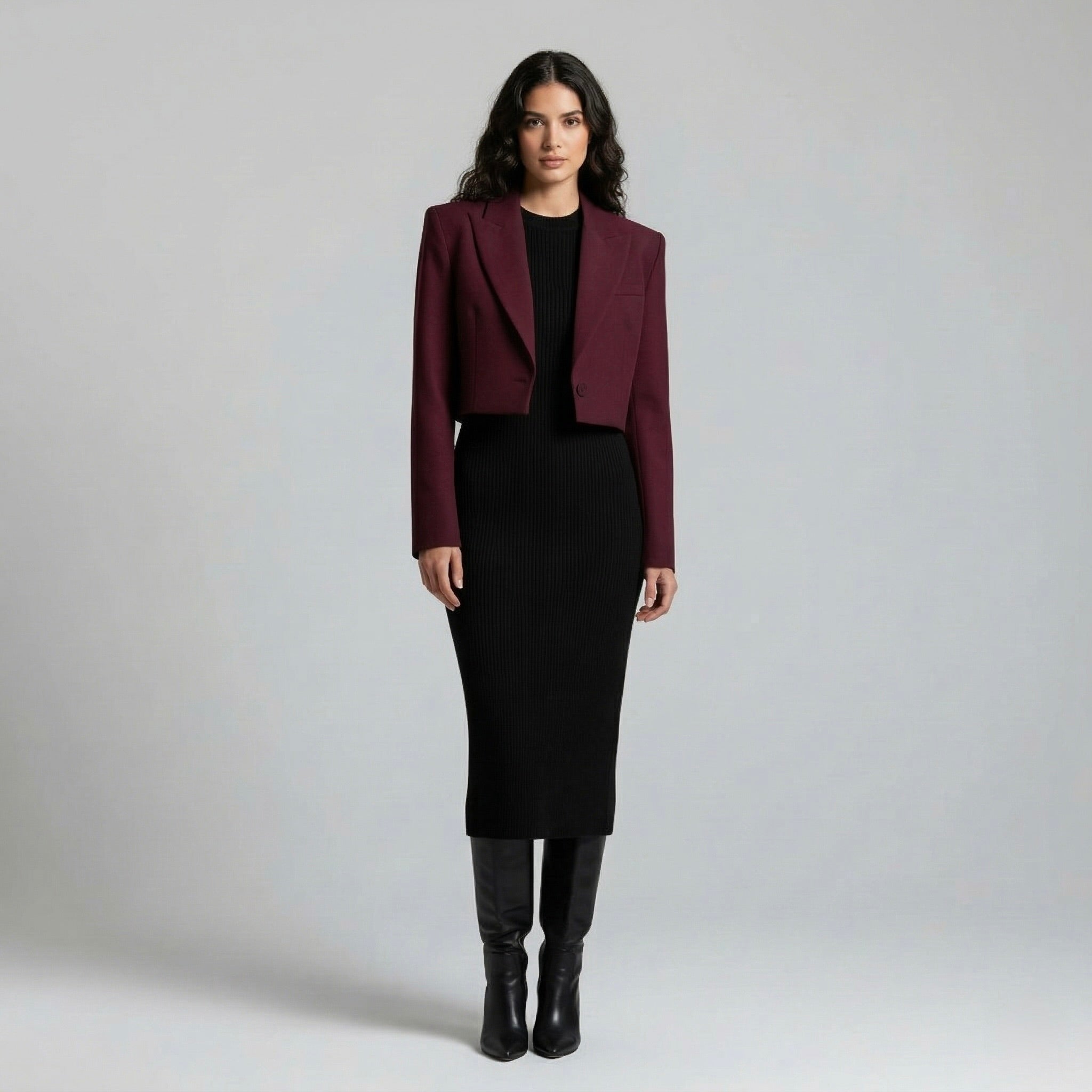 Women's Classic Cropped Blazer