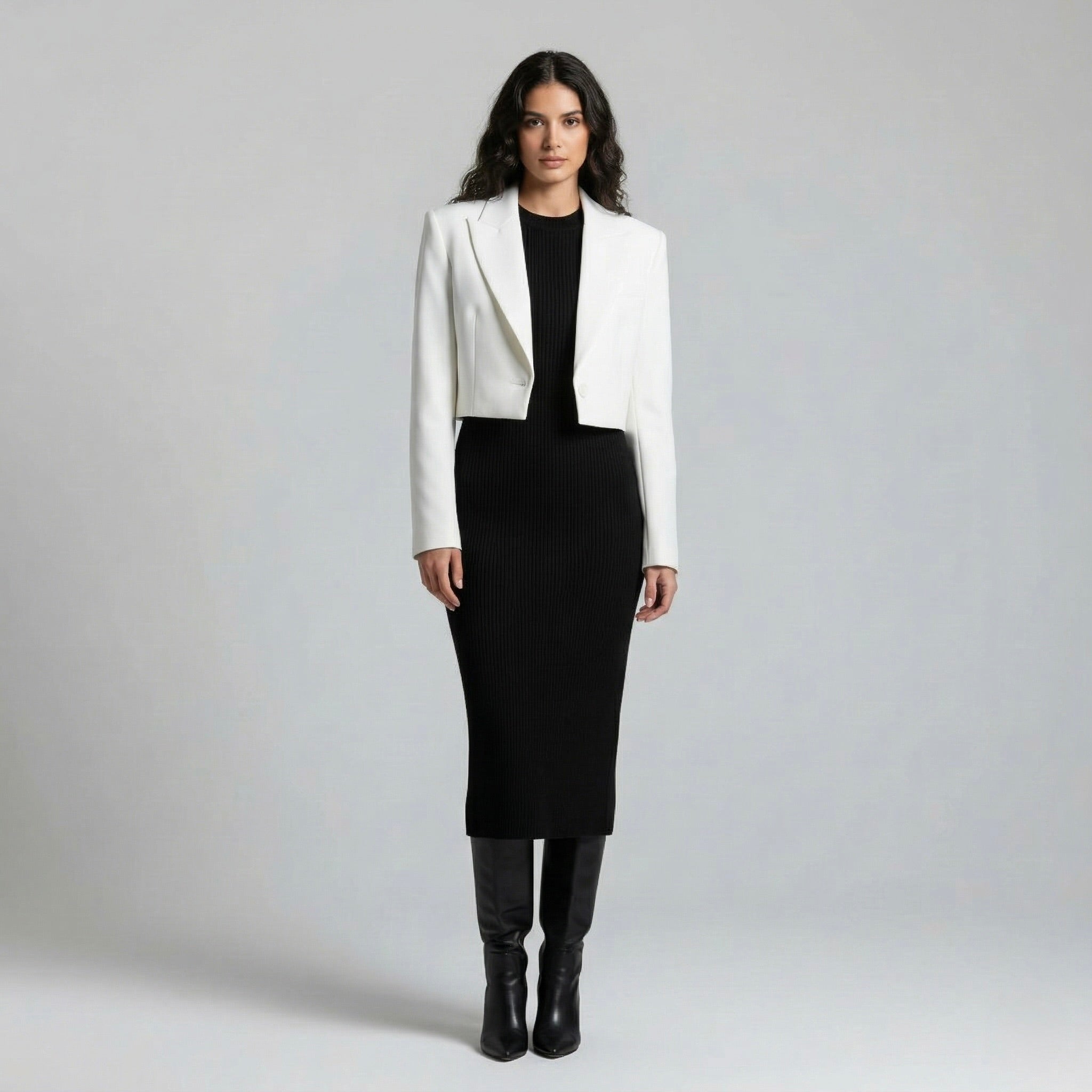 Women's Classic Cropped Blazer